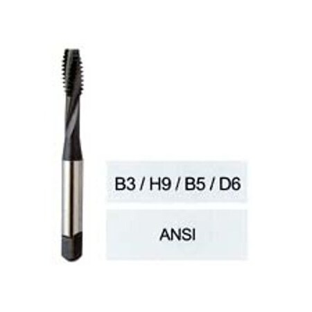 Yg-1 Tool 3 Fluted Slow Spiral Fluted Modified Bottoming TicnCoated B5424